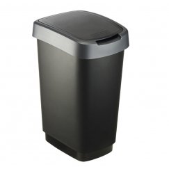 Rotho Twist 25 L Stačiakampio formos Polipropilenas (PP) Juoda