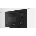 Bosch Serie 2 BFL623MB4 mikrobangų krosnelė Juoda Mikrobangų krosnelė be papildomų funkcijų Įmontuot