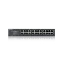 Zyxel GS1100-24E Nepārvaldīts Gigabit Ethernet (10/100/1000) Melns Zyxel GS1100-24E Nepārvaldīts Gigabit Ethernet (10/100/1000) Melns