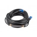 Lanberg CA-HDMI-20CU-0200-BK HDMI kabelis 20 m HDMI Type A (Standard) Melns Lanberg CA-HDMI-20CU-0200-BK HDMI kabelis 20 m HDMI Type A (Standard) Melns