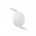 Baseus Free2Pull USB cable 1 m USB C White Baseus Free2Pull USB cable 1 m USB C White