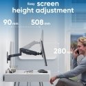 ONKRON G150-B monitor mount / stand 86.4 cm (34") Wall Black