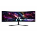 Samsung G95NC monitori 144,8 cm (57") 7680 x 2160 pikseļi Dual UHD LED Melns, Balts