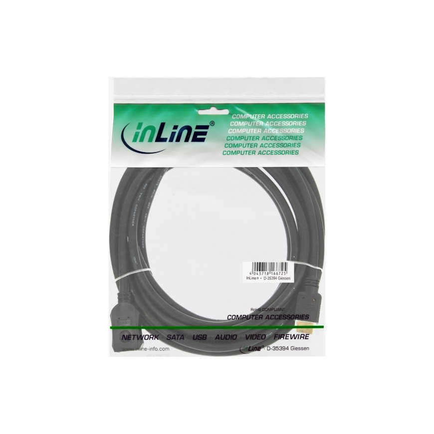 InLine 17632G HDMI-kaapeli 2 m HDMI-tyyppi A (vakio) musta – 2