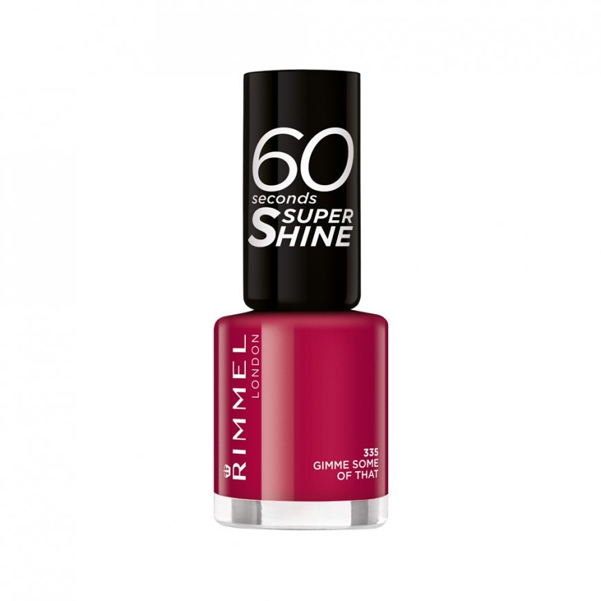Rimmel 60 Seconds Super Shine kynsilakka 8 ml Vaaleanpunainen