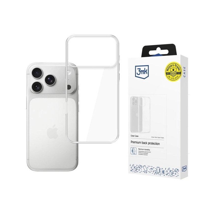 3MK Clear Case mobilo telefonu apvalks