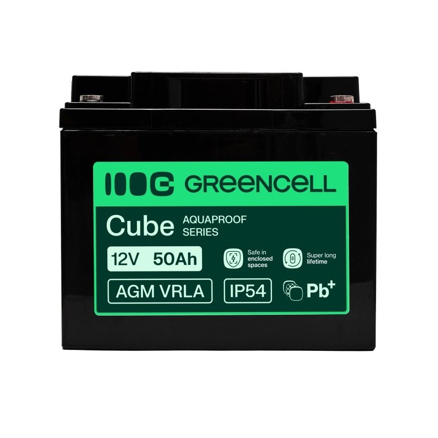 Green Cell AGM12V50AH-H UPS akumuliatorius Rūgštinis akumuliatorius (VRLA) 12 V 50 Ah – 2