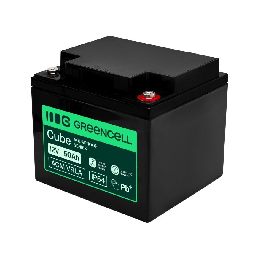 Green Cell AGM12V50AH-H UPS akumuliatorius Rūgštinis akumuliatorius (VRLA) 12 V 50 Ah – 3