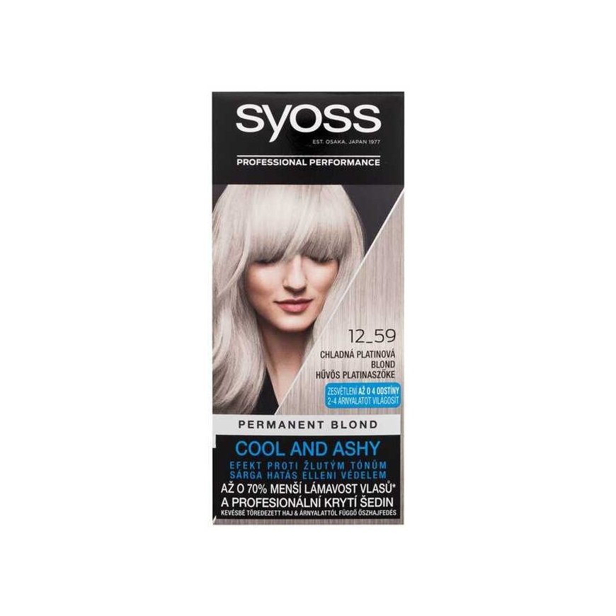 Syoss Permanent Coloration Pysyvä Vaalea Hiusväri naisille, 50 ml – 2