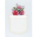 Beldizart Water-soluble canvas cross-stitch embroidery kit Scarlet Charm SV-249 Beldizart Water-soluble canvas cross-stitch embroidery kit Scarlet Charm SV-249
