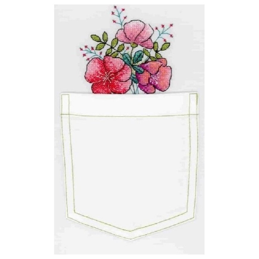 Beldizart Water-soluble canvas cross-stitch embroidery kit Scarlet Charm SV-249 – 2