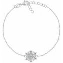 Brilio Silver Silver bracelet with zircons Snowflake BRC253W Brilio Silver Silver bracelet with zircons Snowflake BRC253W