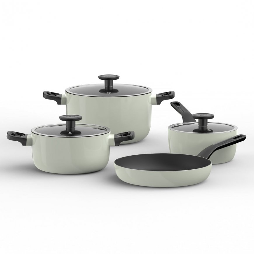 BergHOFF Glints Sage 7-os dalių mitteltu köögiriistade komplekt
