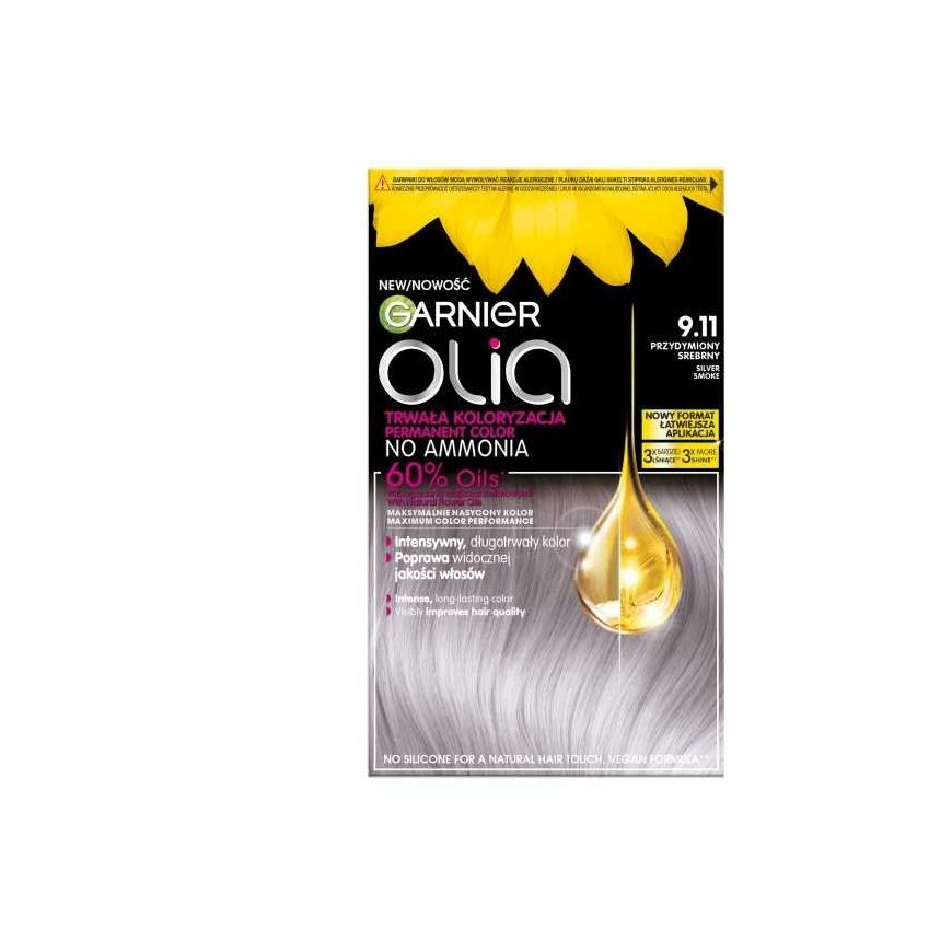Garnier Olia Püsiv Värv 9.11 Suitsetatud Hall