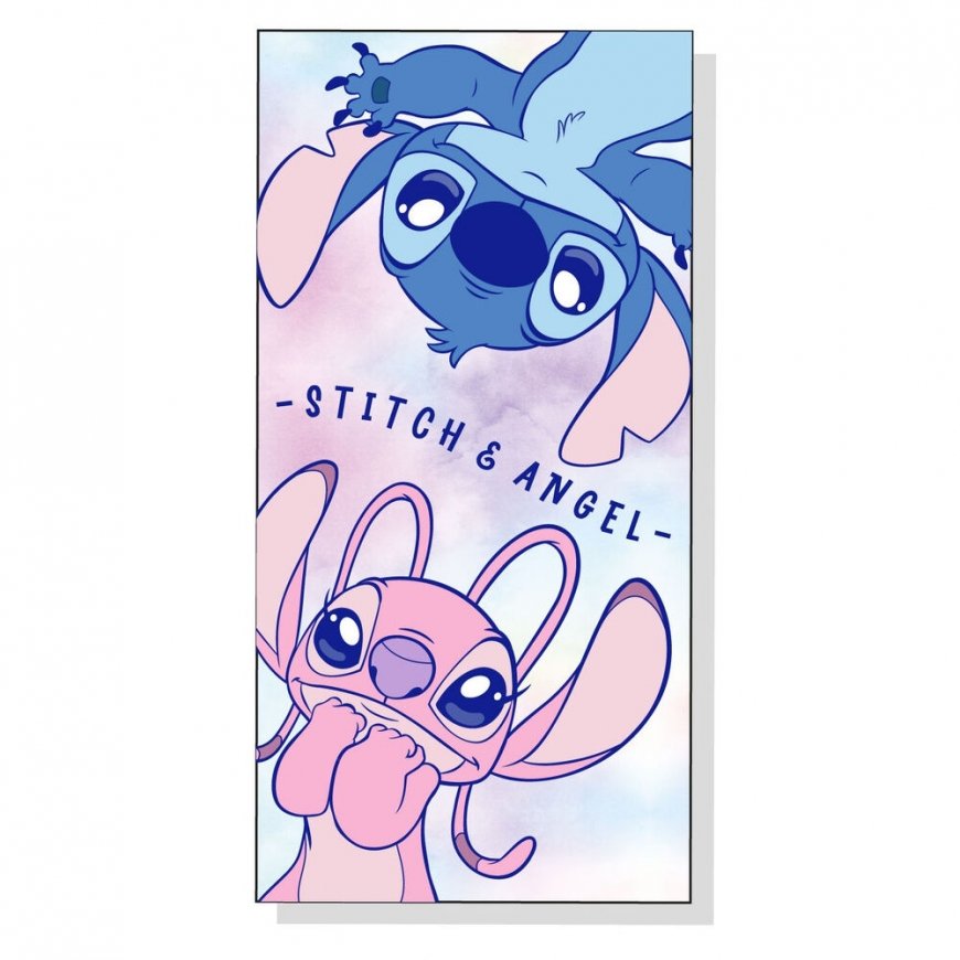 Disney Stitch Angel microfibre beach towel