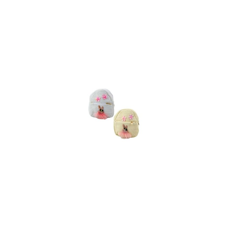 Lean Toys Vaikiška kuprinė su gulbėmis ir plunksnomis 20 cm 2,8 L – 2