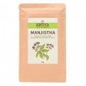 Manjistha sirdžialapės raudēs milteliai, Sattva Ayurveda, 50g Manjistha sirdžialapės raudēs milteliai, Sattva Ayurveda, 50g