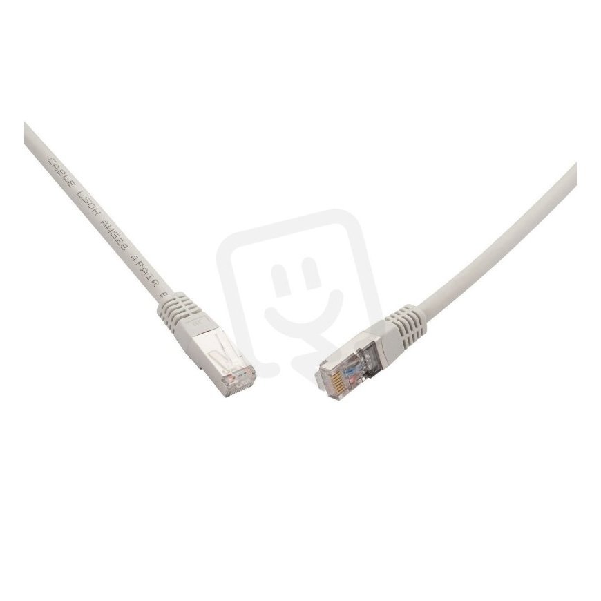 PATCHCORD SKRĘTKA SOLARIX CAT.6A SFTP 2m pilka