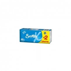 "Scottex" 3 slāņu kabatas kvadrāts 10 vienības