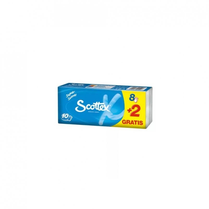 "Scottex" 3-kerroksinen taskukangas, 10 kappaletta