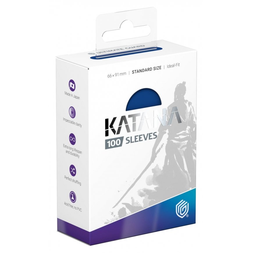 Ultimate Guard Katana Sleeves Standartais izmērs (100) - Zila Putns