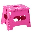 Kerge kokkupandav tool jalgadele astmeline libisemisvastane Roosa 24 x 19 cm