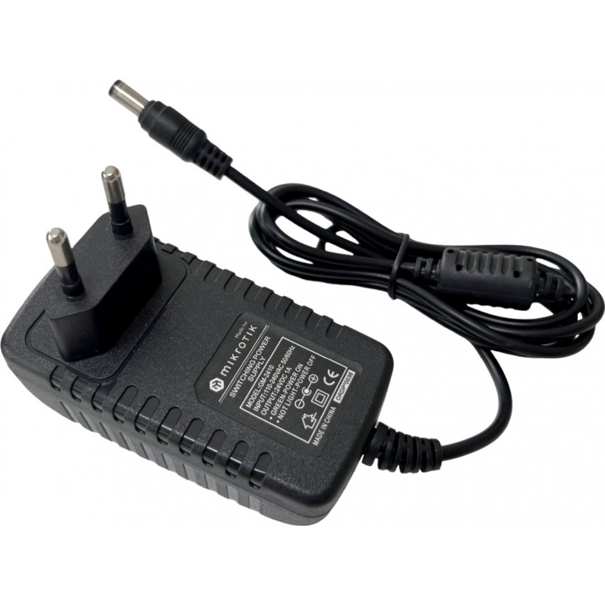 Conexpro izgatavots MikroTik GM-1210, Strāvas adapteris 12V, 1A