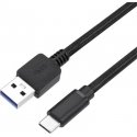 USB kabelis C-Tech USB-A - USB-C 2 m Melns (BC-USB3C-20B) USB kabelis C-Tech USB-A - USB-C 2 m Melns (BC-USB3C-20B)