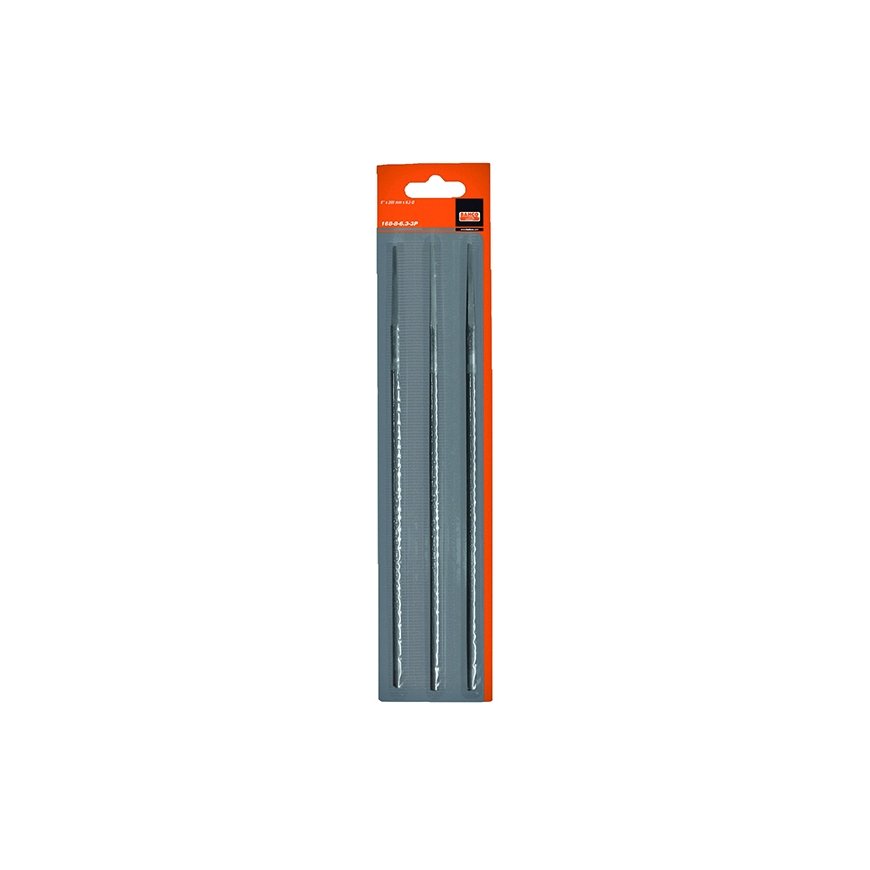 Bahco Round File Set 4.5mm, 3 Pieces – 2