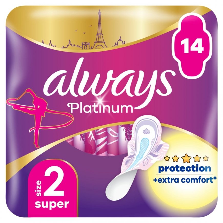 Hygienic Pads ALWAYS Platinum Super, 14 pcs. – 2