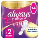 Hygienic Pads ALWAYS Platinum Super, 14 pcs. Hygienic Pads ALWAYS Platinum Super, 14 pcs.