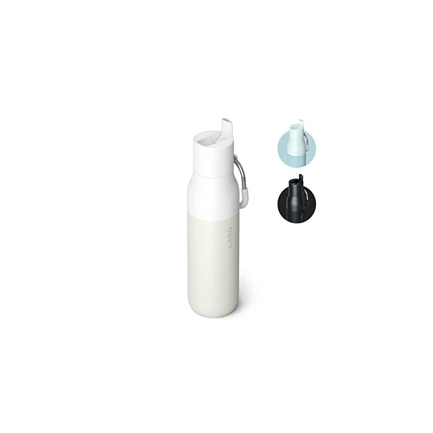 LARQ Butelis Flip Top Granite Baltas 500mL/17oz