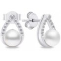 Brilio Silver Elegant Silver Earrings with Pearls and Zirconia EA1248W Brilio Silver Elegant Silver Earrings with Pearls and Zirconia EA1248W