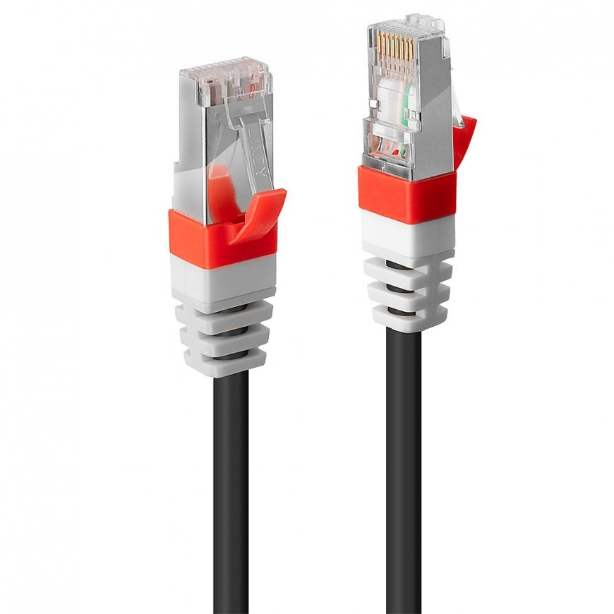 Lindy 45361 networking cable Black 0.3 m Cat6a S/FTP (S-STP)