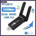Adapteris WiFi VU+ 1300 mbps 2.4 GHz, 5GHz, 6dBi Adapteris WiFi VU+ 1300 mbps 2.4 GHz, 5GHz, 6dBi