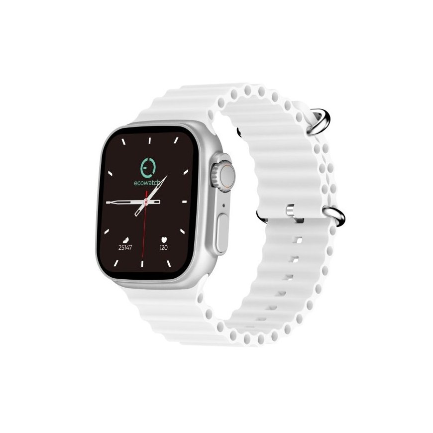 MaxCom Ecowatch 2 4,95 cm (1.95") TFT 27 mm Digitāls 240 x 283 pikseļi Sudrabs