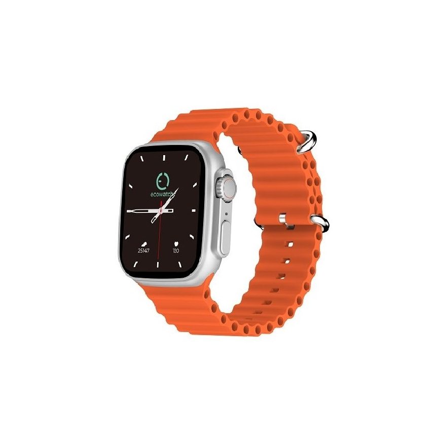 MaxCom Ecowatch 2 4,95 cm (1.95") TFT-ekraan 27 mm Digitaalne 240 x 283 pikslit Hõbe – 2