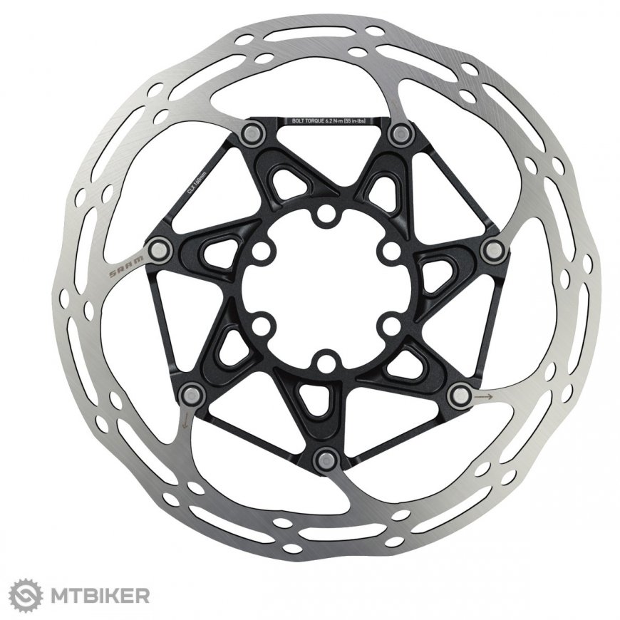 SRAM Centerline 2 piece brake disc - 160mm black - 6 holes – 2