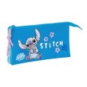 Safta Disney Stitch Bright triple pencil case Safta Disney Stitch Bright triple pencil case