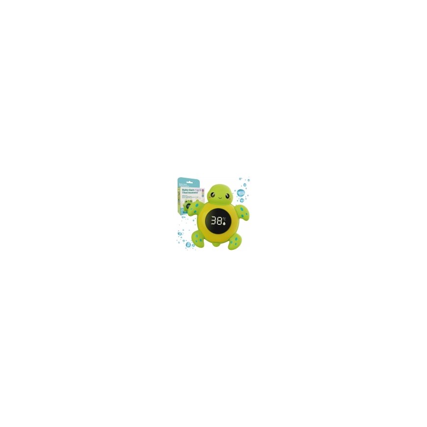 Woopie Baby WOOPIE 53576 vannatermometer 2in1 vees ja toatemperatuuri mõõtmise kilpkonn – 2