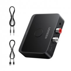 Ugreen Belaidis Bluetooth 6.0 LDAC garso imtuvas su 3.5mm (AUX), 2xRCA išėjimu