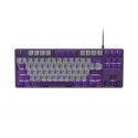 Klaviatūra Fury Kanabo K2 US balta, pašvietota, mehāniskā, pelēki-violeta. Klaviatūra Fury Kanabo K2 US balta, pašvietota, mehāniskā, pelēki-violeta.