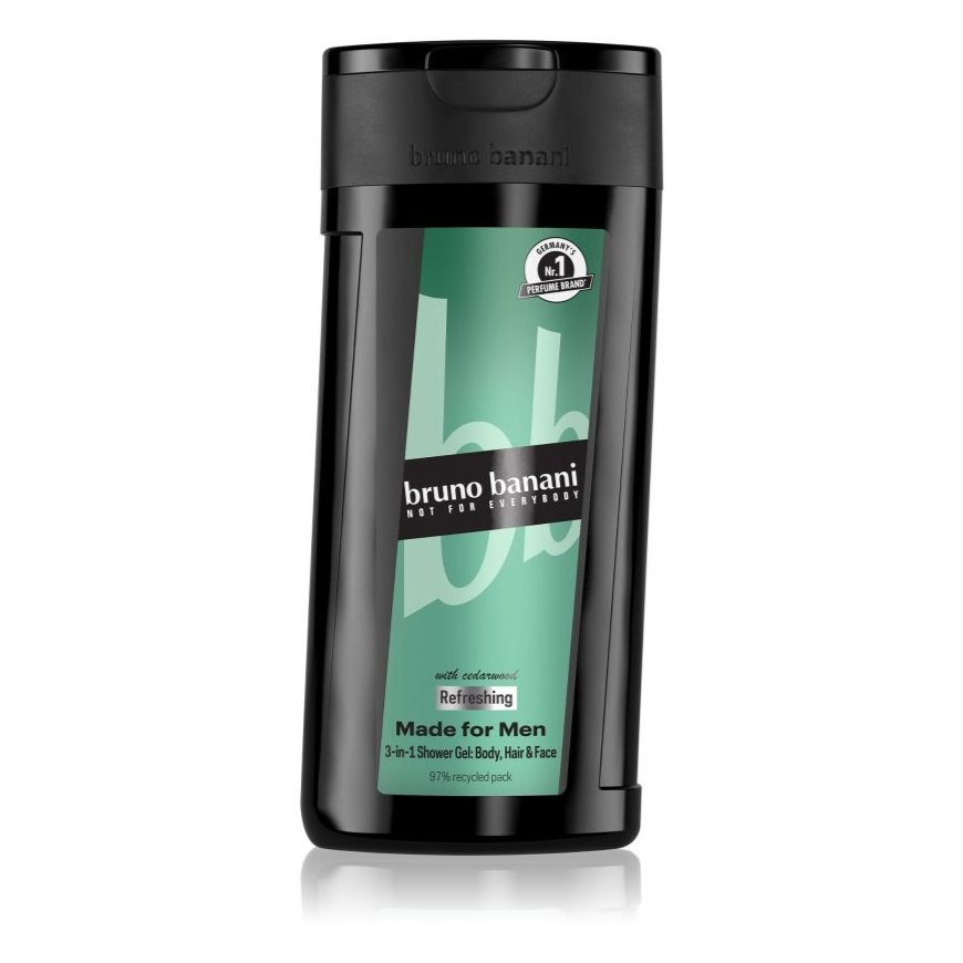 Bruno Banani Made For Men su kedro medžiu Dušo gelis 250 ml dušo želė Vyrams – 2