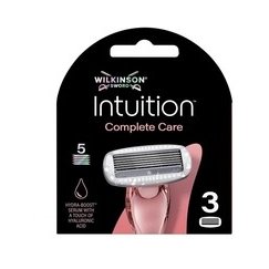 Wilkinson „Intuition Complete Care“ vaihdettavat partaterät naisille, 3 kpl.