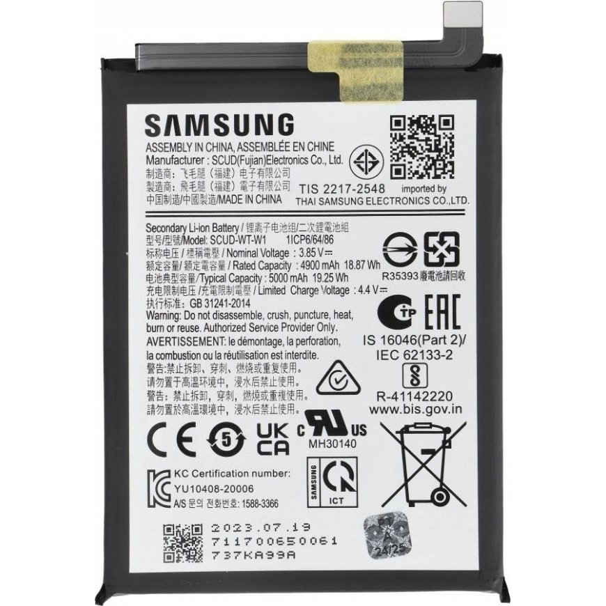 Service Pack Bateria EB-BA226ABY tai Samsung A22 5G A226B GH81-20698A – 2