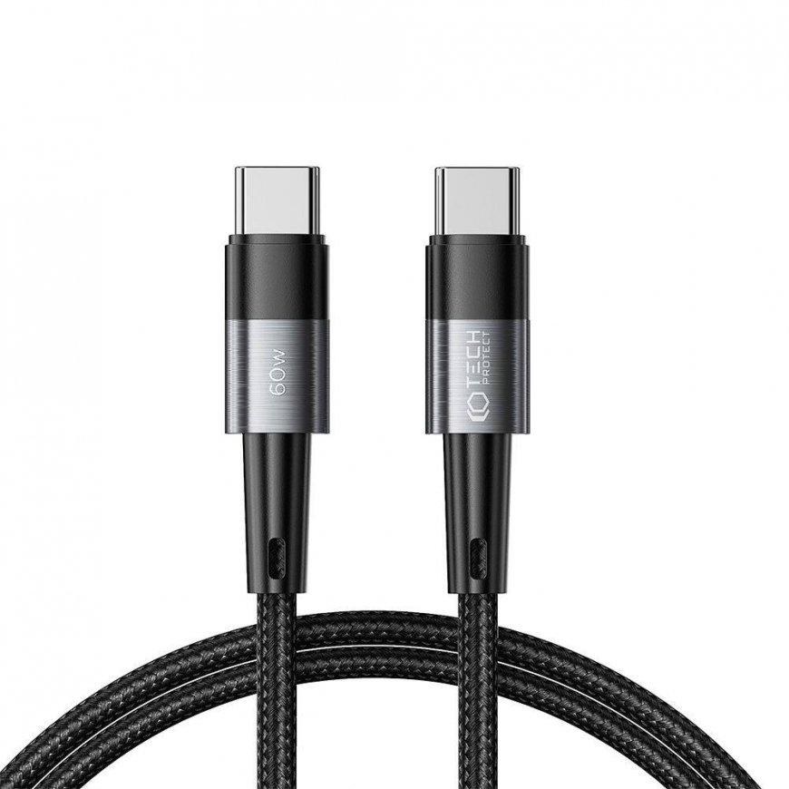 Tech-Protect UltraBoost USB-C / USB-C PD cable 60W 3A 1m – gray – 2