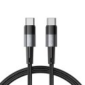 Tech-Protect UltraBoost USB-C / USB-C PD -kaapeli 60W 3A 1m – harmaa Tech-Protect UltraBoost USB-C / USB-C PD -kaapeli 60W 3A 1m – harmaa