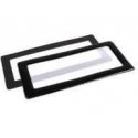 DEMCiflex dulkių filtras 2x40mm, quadro - juodos ir baltos spalvos DEMCiflex dulkių filtras 2x40mm, quadro - juodos ir baltos spalvos