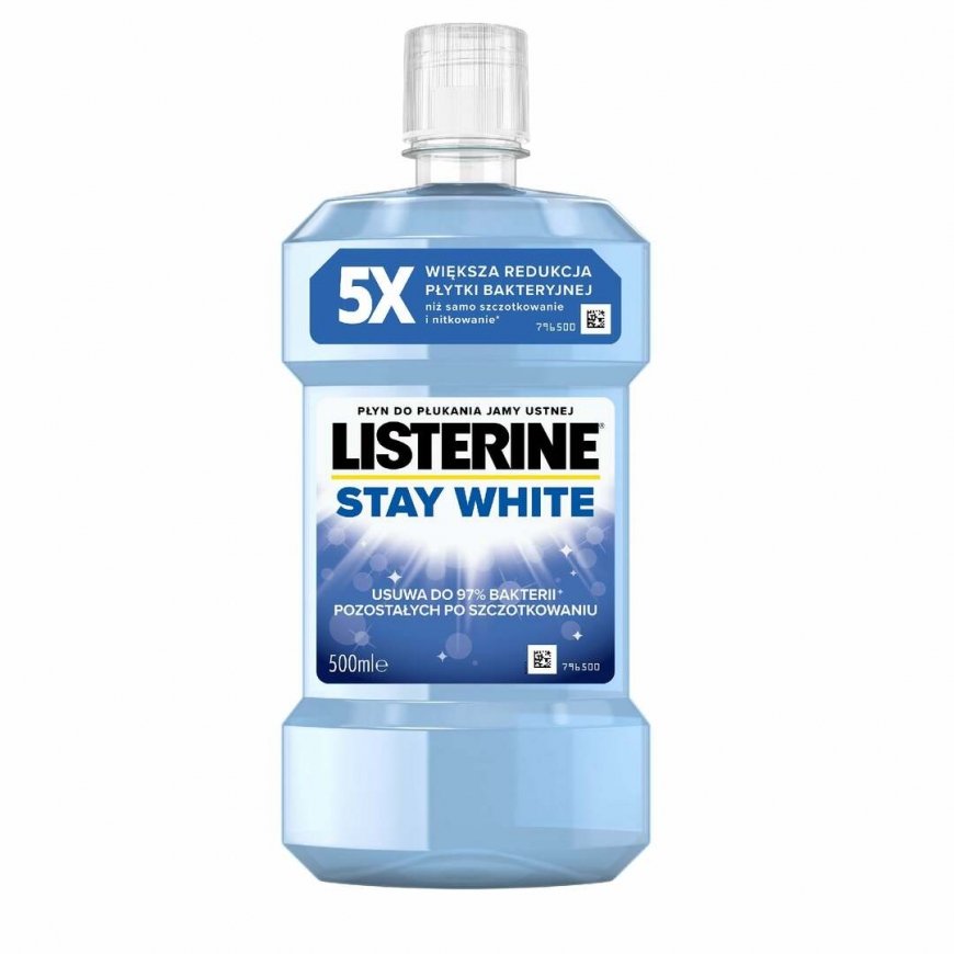 Johnson Listerine Stay White burnos skalavimo skystis 500 ml – 2