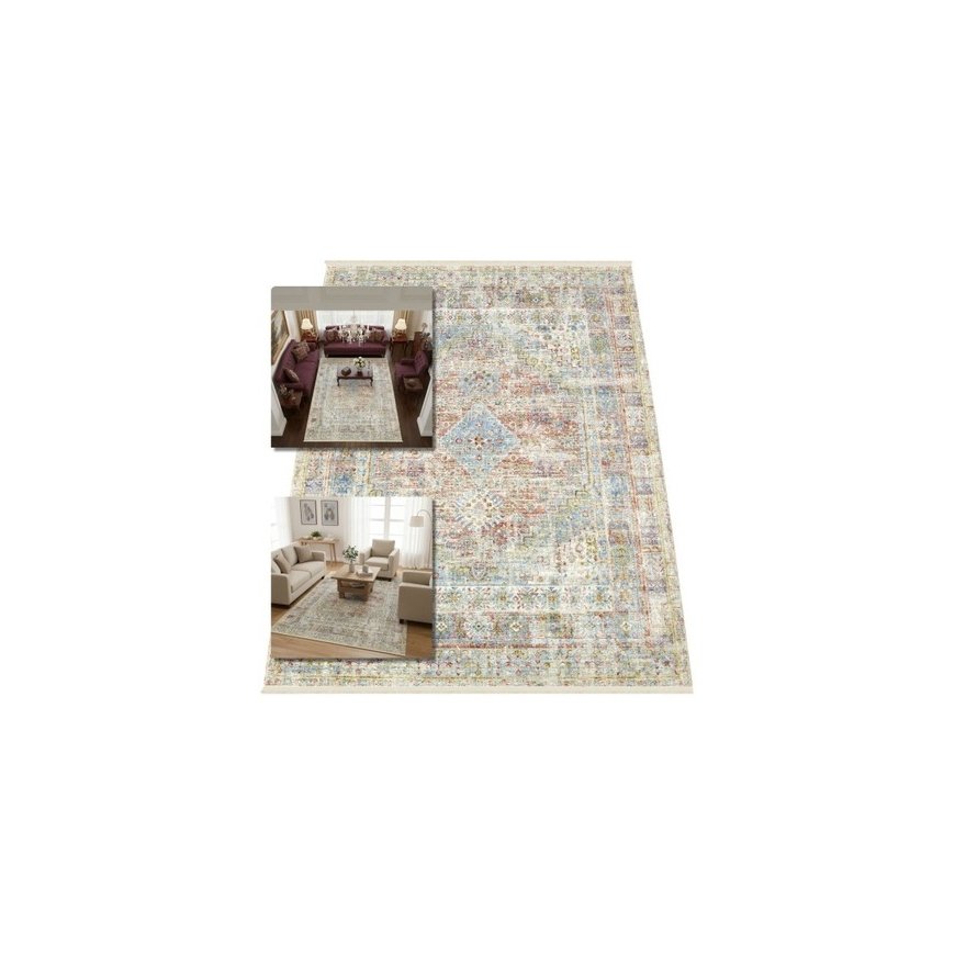 WELLI VINTAGE kilim 160x220 mere värviga Hakano